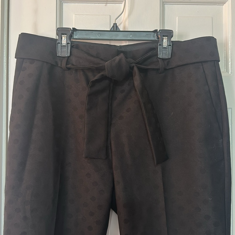 Ann Taylor black pants with belt size 8